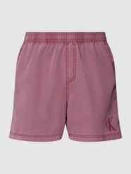 Badehose mit Label-Stitching von Calvin Klein Underwear Rosa - 4