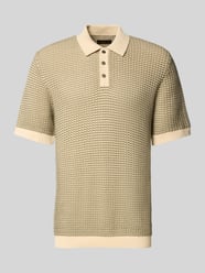 Regular Fit Poloshirt in Strick-Optik Modell 'Kingsley' von JACK & JONES Premium - 4