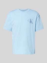 T-shirt z nadrukiem z logo i okrągłym dekoltem od Calvin Klein Jeans - 37