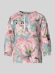 Bluza z rękawem o dł. 3/4 i trokiem od Betty Barclay Fuksjowy - 3