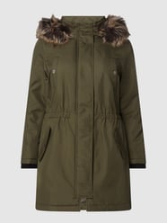 PLUS SIZE Parka mit Webpelz Modell 'Irena' von ONLY CARMAKOMA Grün - 44