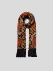 Schal mit Allover-Muster von Etro Rot - 41