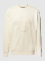 Sweatshirt mit Logo-Stitching Modell 'Monogram' von Gant Weiß - 7