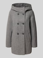lange wollen jas met capuchon van VERO MODA - 2