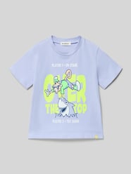 T-shirt z nadrukiem z motywem i okrągłym dekoltem od BILLIEBLUSH - 13