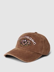 Basecap mit Label-Stitching Modell 'HIBISCUS' von Billabong Braun - 36