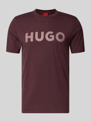 T-shirt o kroju regular fit z czystej bawełny model „DULIVIO” od HUGO - 21