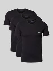 T-Shirt mit Rundhalsausschnitt im 3er-Pack von HUGO Schwarz - 8