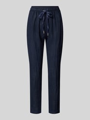 Leinenhose mit elastischem Bund von ZABAIONE - 14