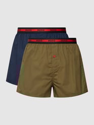 Boxershorts mit elastischem Logo-Bund im 2er-Pack von HUGO Grün - 22