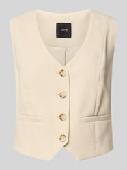 Gilet met V-hals van Zero Beige - 38