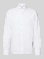 Modern Fit Business-Hemd mit Kentkragen von Eterna Weiß - 19