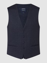 Slim Fit Weste aus Jersey von MCNEAL Blau - 42