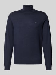 Rollkragenpullover mit Label-Stitching von Fynch-Hatton - 39