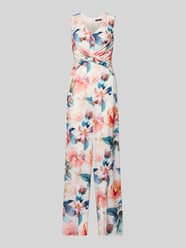Regular Fit Jumpsuit mit floralem Allover-Print von Vera Mont Orange - 2