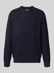 Sweter z dzianiny o kroju regular fit z mieszanki bawełny model 'SAGE' od JACK & JONES - 42