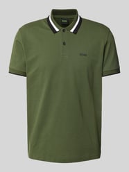 Regular Fit Poloshirt mit Label-Print Modell 'Paddy' von BOSS Green - 30
