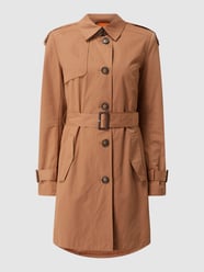 Trenchcoat mit Taillengürtel  von comma Braun - 40