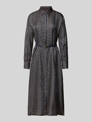Tailliertes Hemdblusenkleid aus reiner Seide Modell 'MISTER' von Max Mara Studio - 3