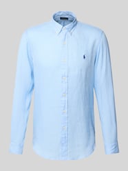 Slim Fit Leinenhemd mit Logo-Stitching von Polo Ralph Lauren - 18