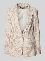 Blazer met reverskraag van comma Beige - 35
