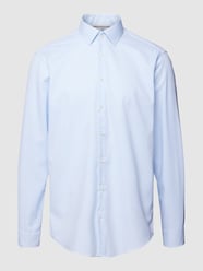 Regular Fit Business-Hemd mit Karomuster von Jake*s Blau - 41