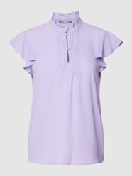 Bluzka z wycięciem w kształcie łezki od Jake*s Collection Różowy - 48