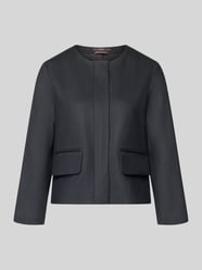 Slim Fit Blazer mit verdecktem Reißverschluss und Pattentaschen von windsor. - 17