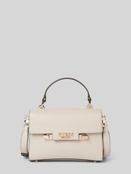 Handtas met labelapplicatie, model 'ECO ALDITH' van Guess Beige - 44