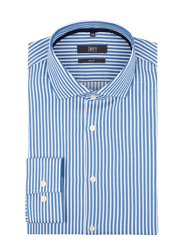 Koszula biznesowa o kroju slim fit z popeliny od Jake*s - 31