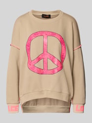 Bluza o kroju oversized z prążkowanymi wykończeniami od miss goodlife - 24