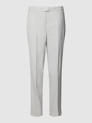 Stoffen broek met persplooien van Esprit Collection Grijs / zwart - 10