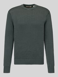 sweter w kroju regular fit z czystej bawełny model 'GARSON' od ONLY & SONS - 2