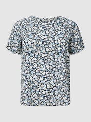 PLUS SIZE blouseshirt met bloemenmotief van ONLY CARMAKOMA Blauw - 46
