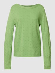 Strickpullover mit Strukturmuster von Zero Grün - 26