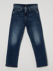 Boyfriend Fit Jeans mit Stretch-Anteil Modell 'Thad' von Replay Blau - 45