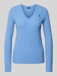 Sweter z dzianiny z domieszką kaszmiru model ‘KIMBERLY’ od Polo Ralph Lauren - 18