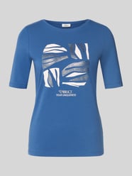 Regular fit T-shirt van katoenmix van s.Oliver RED LABEL - 27