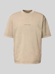 T-Shirt mit Label-Print von PEGADOR Beige - 39