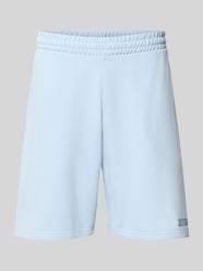 regular fit sweatshorts met labelstitching van REVIEW - 39
