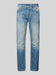 Cropped Slim Fit Jeans mit Ketten-Detail von Antony Morato Blau - 29