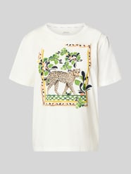 T-shirt z nadrukiem motywu od Marc Cain - 32