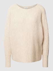 Gebreide pullover met ronde hals, model 'DANIELLA' van Only Beige - 48