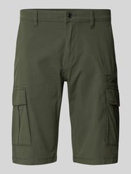 Bermudy cargo o kroju relaxed fit z mieszanki bawełny i elastanu od s.Oliver BLACK LABEL - 10