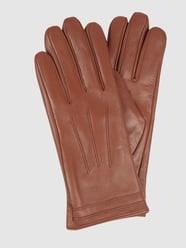 Rękawiczki ze skóry  od Weikert-Handschuhe Brązowy - 17