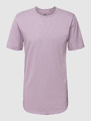 T-shirt van puur katoen, model 'ONSBENNE LIFE LONGY' van Only & Sons Paars - 21