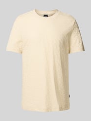 T-shirt z fakturowanym wzorem model ‘Thompson’ od BOSS - 16
