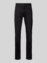 Slim Fit Jeans mit Label-Detail Modell 'Delaware' von BOSS Orange Blau - 13