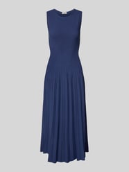 Midi-jurk met plissévouwen, model 'ELYSE' van Staud - 5