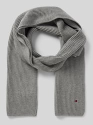 Schal mit Label-Stitching von Tommy Hilfiger Grau - 8